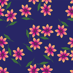 Fototapeta premium seamless floral pattern