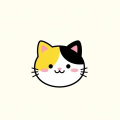 Fototapeta premium cartoon, sun, animal, illustration, design, vector, yellow, face, character, icon, art, summer, smile