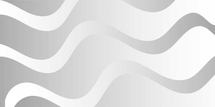 Abstract Gray and White Wavy Background with Gradient Mesh Curves vector ilustartion EPS10 modern desian