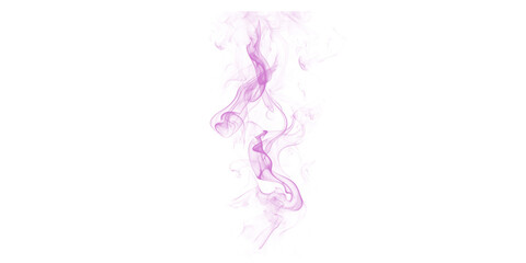 Elegant purple smoke swirls on black background abstract ethereal vapor mist magic mystery violet lavender incense flows © Official Design