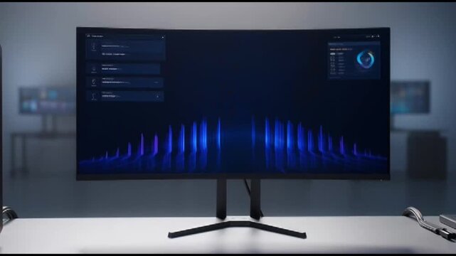 High-performance gaming computer setup with RGB lighting and modern peripherals.