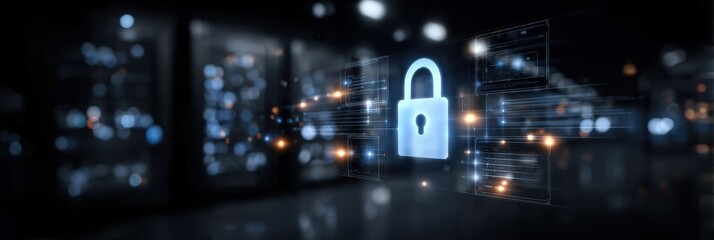 Obraz premium Robust system monitoring and surveillance ensure that access to the storage server and its backup remains fully encrypted.