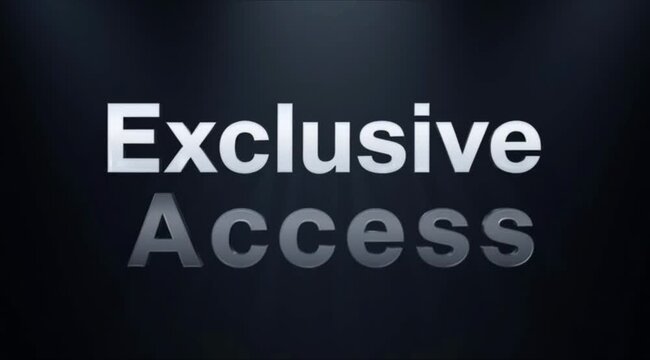 Exclusive Access Business VIP Membership Offer, Premium Service, Elite Club Invitation