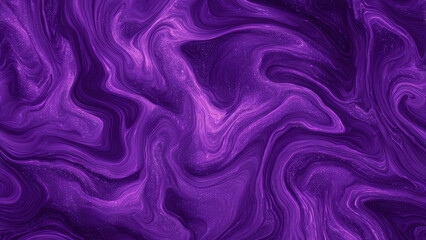 Obraz premium Abstract violet purple magenta liquid marble swirl fluid paint texture background
