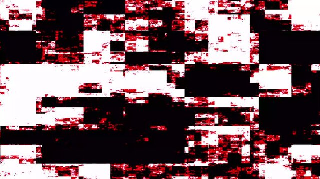 The screen of TV or computer having glitch and colorful noises while working. errors of broadcasting. broken damaged television broadcast signal, technology glitch on tv screen. 4k video