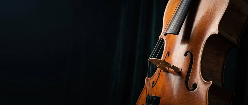 Captivating performance of a classic cello intimate concert hall professional photography dramatic lighting close-up perspective musical artistry