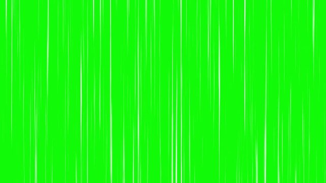 White comic light speed lines vertical moving, Radial speed or action lines anime comic Green screen, Radial speed or action lines anime comic background. speed or action lines anime comic