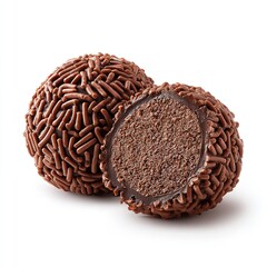 Delicious Chocolate Treats Coated with Sprinkles