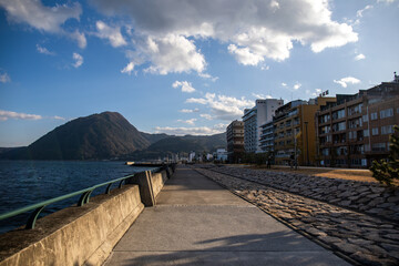 Cityscape of Beppu, Oita Prefecture, Japan © zheng