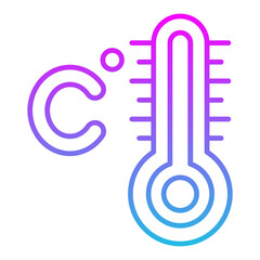 Naklejka premium Thermometer Icon