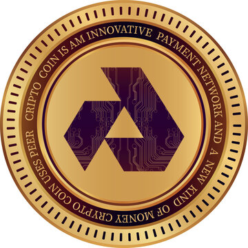 akash network-akt cryptocurrency illustrations on abstract background. 3d illustrations.
