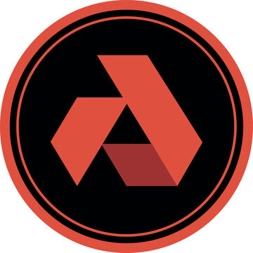 akash network-akt cryptocurrency illustrations on abstract background. 3d illustrations.