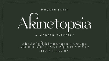 Elegant ligature alphabet letters font logo. Typography luxury classic lettering serif fonts decorative wedding vintage retro logos, design for fashion shop and brand vector illustration © ch