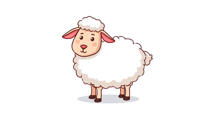 Obraz premium vector illustration of sheep
