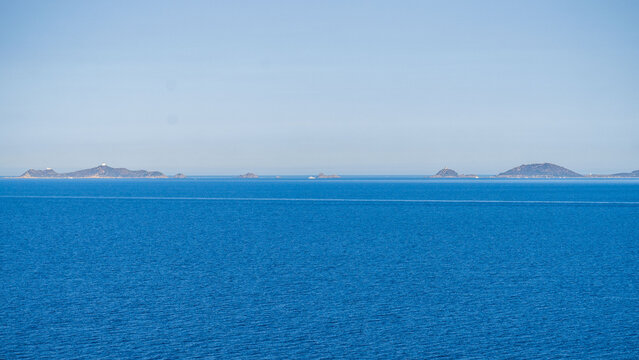 Archipel des sanguinaires, &Icirc;le de Mezzu Mare - Isula di Mezzu Mare, Isolotto, &Icirc;le de Salvezza, &Icirc;le de Porri, Pointe de la Parata