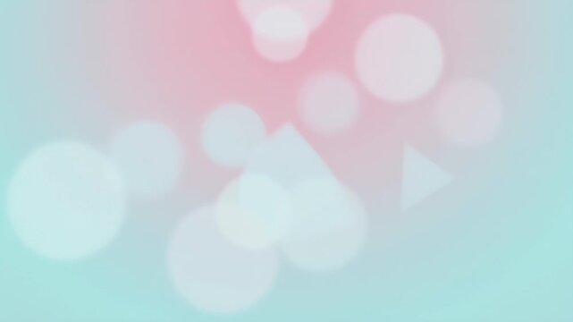 Soft pastel gradient with bokeh circles and faint geometric shapes