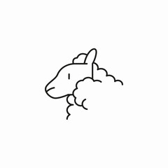 farm animal sheep wool icon sign vector © Hicran