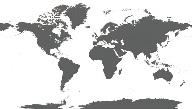 Global Business Concept World Map with Location Markers