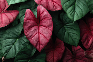 Tropical plants and flowers close-up lush green environment nature photography vibrant leaf patterns