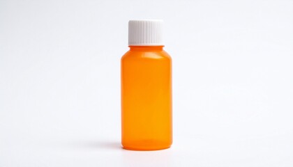 Fototapeta premium Orange Plastic Bottle