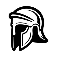 Logo casco legionario romano. Icono con casco romano © teracreonte