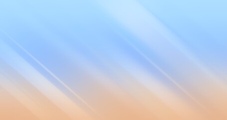 Elegant diagonal motion blur in sky blue and sandy beige. Dynamic abstract background for summer vacation and travel concepts © Wahyu