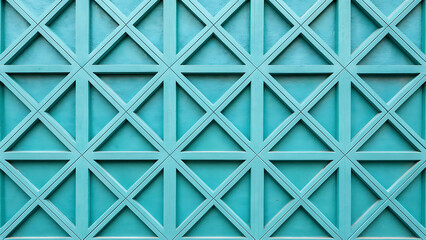 Obraz premium A close-up view of a geometric pattern with blue and white triangular shapes.