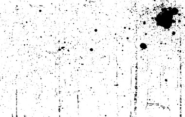 Obraz premium Black grainy texture isolated on white background. Distress overlay textured. Grunge design elements. Vector illustration