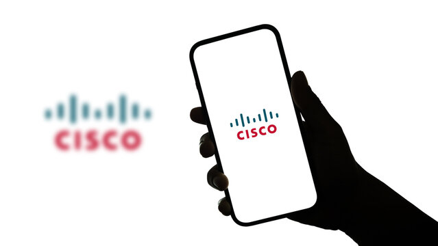 Cisco logo displayed on a smartphone screen &ndash; Delhi, India &ndash; June 04, 2025