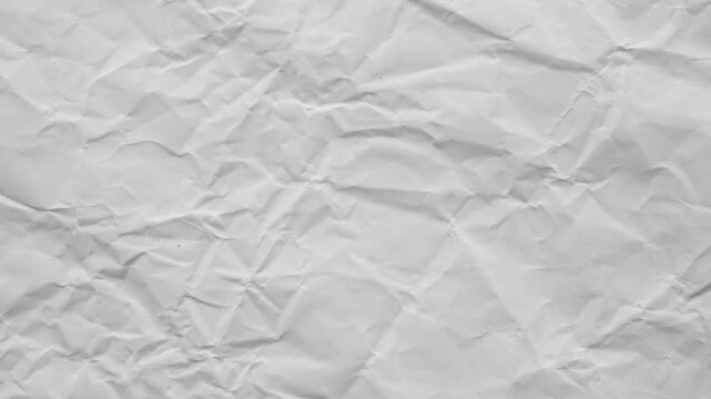 Abstract white crumpled and creased recycle paper texture background