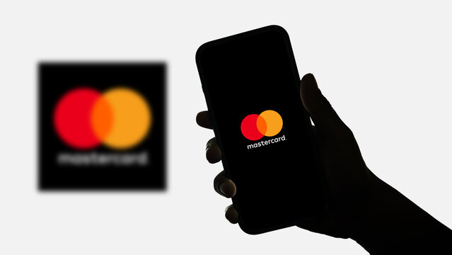 Mastercard logo displayed on a smartphone screen &ndash; Delhi, India &ndash; June 04, 2025