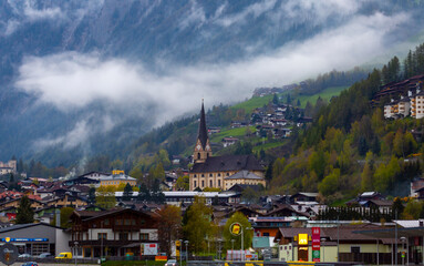 Obraz premium Austrian Alps and mountain landscapes
