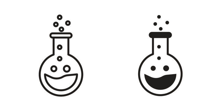 Solvent icon Symbol for App and Web UI Design Vectors