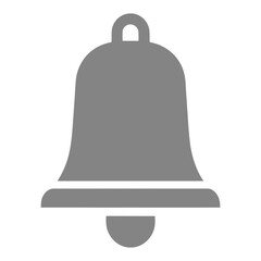 Filled Bell with Clapper Icon for App UI