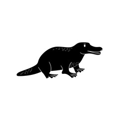 Fototapeta premium Platypus Australian Wildlife Nature Animal Vector Icon