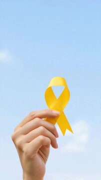 Yellow ribbon for endometriosis awareness month, women's health awareness, chronic pelvic pain advocacy, endometriosis advocacy campaign, medical awareness message fertility gynecology care