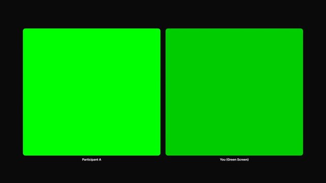 Visual assessment of green screen purity across two professional video systems, highlighting differences essential for effective chroma key compositing in media production