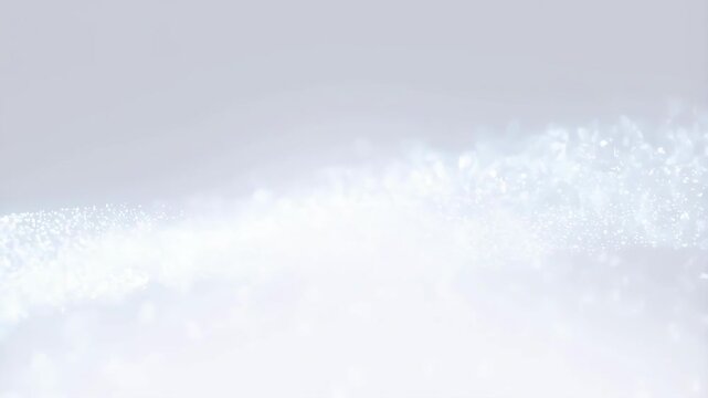 Snowflakes falling gently with white soft blur effect and sparkling lights featuring winter, cold, frost with snow and bokeh elements for gentle,