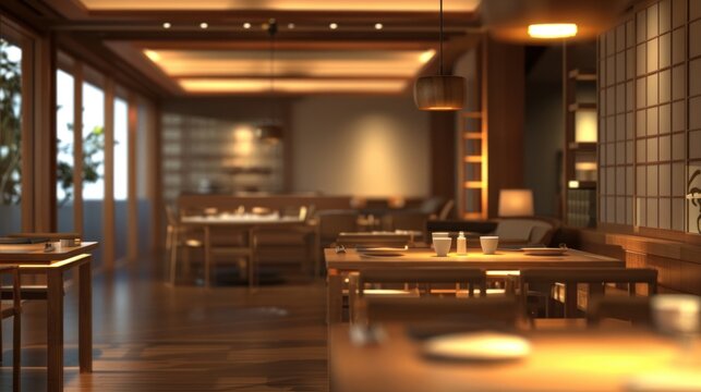 Modern restaurant interior design