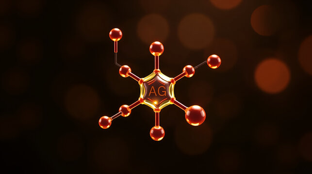 Azobenzene molecule, photoswitchable chemical compound. Chemical structure. Vector illustration