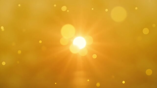 Golden sunburst background with soft, diffused light, perfect for evoking warmth and positivity