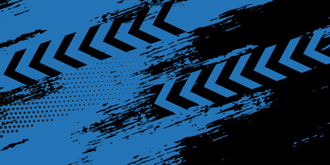 light blue black brush wrap car sticker pattern abstract banner sporty lines. vector modern © SYAIFUL ANWAR