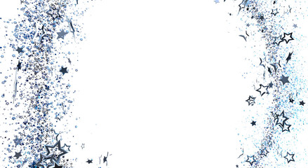 Abstract festive background with stars and confetti. Perfect for holiday greetings, party invitations, or elegant design © vegefox.com