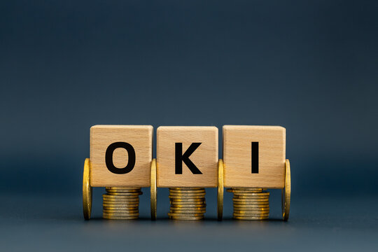 OKI. Personal investment account. Financial business concept. A way to increase savings without having to pay tax on profit