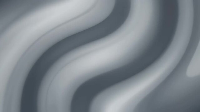 Abstract grey background gradient smooth wave motion graphic, mp4 video. AI