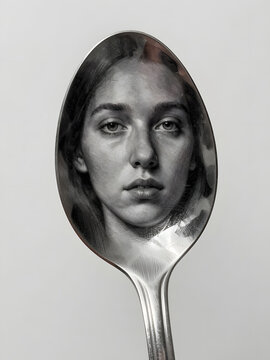 Self-Portrait in Spoon