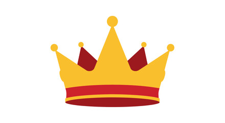 Golden Crown with Red Velvet Details. © Adapam