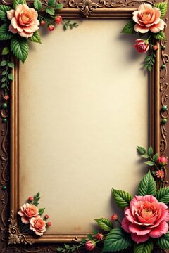 Classic style corner engraving with floral patterns on wooden panel, wood, vector