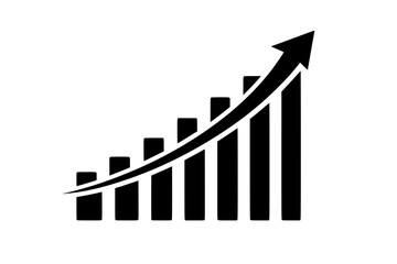 Fototapeta premium Growth Chart Simple Design