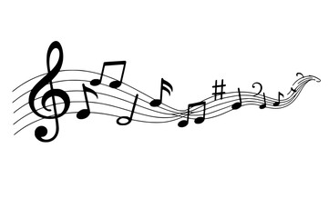 Simple Music Notes Design